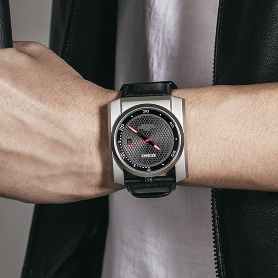 RUIMAS Luxury Men Watches Automatic Mechanical Wrist Watch for Mens Fashion Leather Business Casual Clock Montre Homme 6775