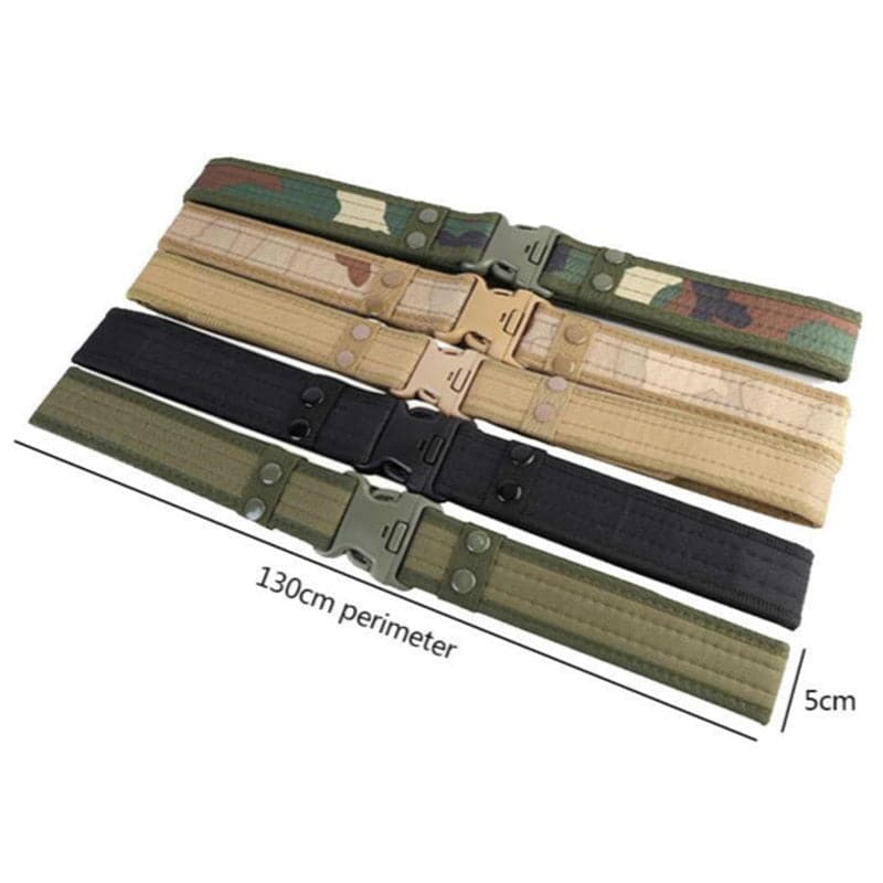 Tactical Fashion Men Canvas Slender Belt Waistband
